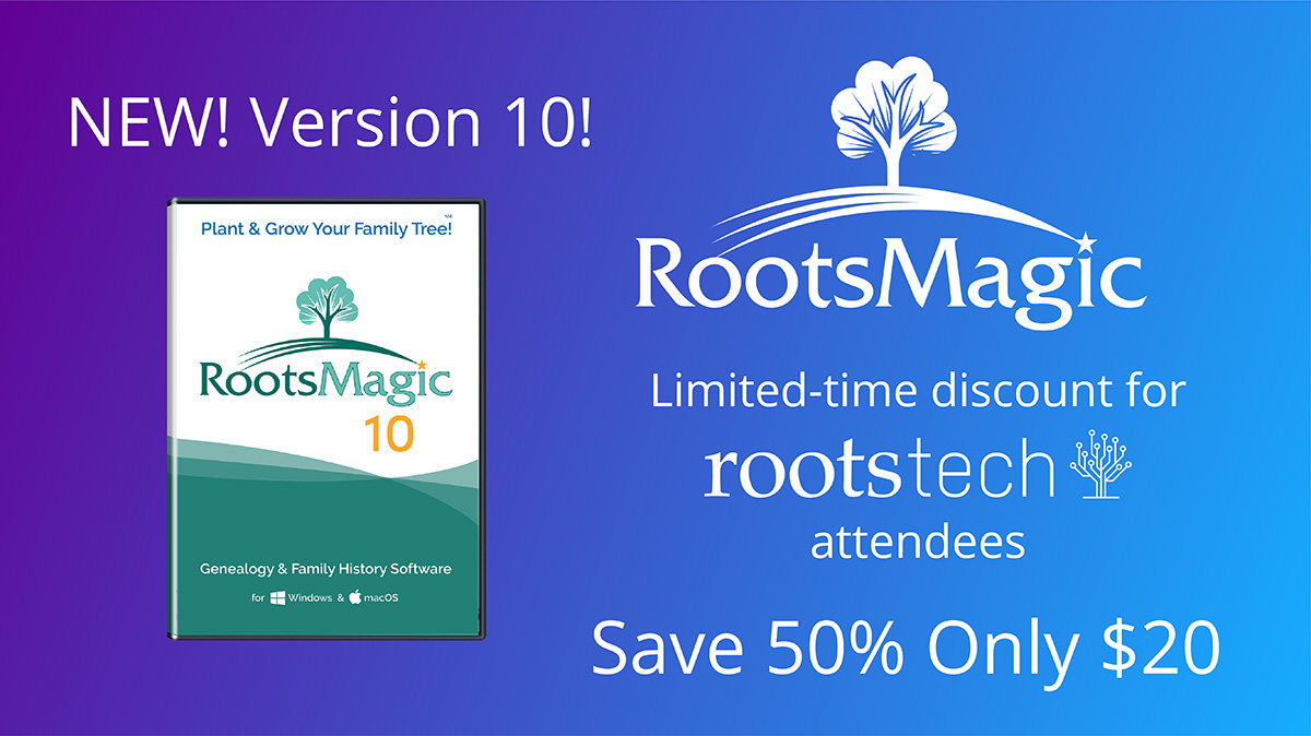 RootsTech Discount Offer